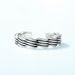 Wave Trend Fashion Open Ring S925 Silver Color Preservation Personality Cold Hip Hop Ring Men And Women_ipsvogv.com