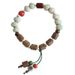 New Chinese Ancient Ceramic Beaded Women's Light Luxury, High-end Feeling, Handmade Woven Bracelet, Ethnic Style Jewelry_ipsvogv.com
