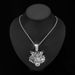 Personalized Tiger Small Crowd Cool Domineering Jewelry Alloy Fried Dough Twists Necklace Tiger Pendant_ipsvogv.com