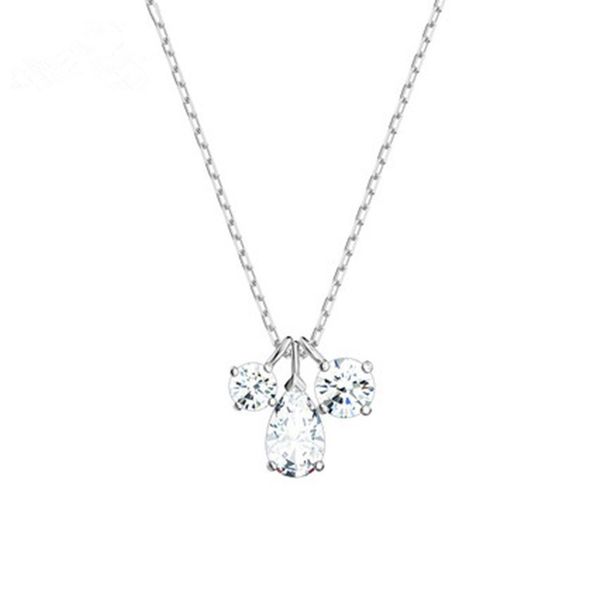 Dazzling Charm Water Drop Necklace Female Element Crystal Clavicle Necklace Female_ipsvogv.com