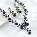 Alloy Rhinestone Necklace Earrings Bride Wedding Accessories Banquet Women Multiple Styles_ipsvogv.com