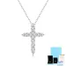 Moissanite Jewelry Cross Style Pendant Link S Sier Hip Hop Necklace for Woman Man_ipsvogv.com