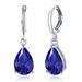 Women's Jewelry Zircon Ear Clips Teardrop Shaped Diamond Ear Clips_ipsvogv.com
