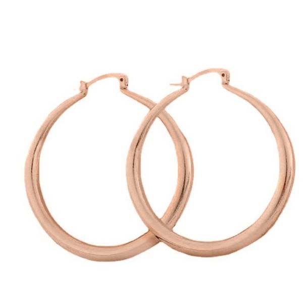 Longrui Exaggerated Earrings Fashion Simple Gold Earrings Large Round Earrings Exquisite Glossy Earrings Earrings_ipsvogv.com