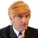 Golden holiday wig for men Trump short hair Trump Trump men's wig President masquerade_ipsvogv.com