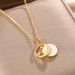 Korean Version Of Star Moon Gold Round Titanium Steel For Women With A Light Luxury Temperament, Collarbone Chain Ins_ipsvogv.com