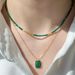 Emerald Natural Stone Millet Bead Necklace For Women All Match High End Niche Beaded Clavicle Necklace New Chinese Style Jewelry_ipsvogv.com