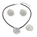 Personalized Instagram Women's Ring Earring Set Versatile Rose Blossoms Small Design Long Necklace for Women_ipsvogv.com