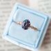 Sanjie 2025 New Creative Color Separation Three Piece Ring Temperament Simple Rose Gold Set Jewelry Ins Style_ipsvogv.com