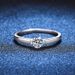 S Pure Silver Female Little Man Waist Crosses Star River, High End Proposal Diamond Ring, 50 Cent Mosang Stone Ring_ipsvogv.com