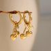 Unisex Real Gold Brass Electroplating Fresh And Sweet Cherry Pendant Earrings For Women Exquisite Earrings_ipsvogv.com