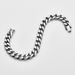 Trendy Jewelry Titanium Steel Men's Bracelet Fashionable Accessories Six-Sided Cuban Chain_ipsvogv.com