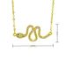 New Snake Shaped Necklace For Girls Light Luxury Niche Design High Grade Clavicle Chain Strong Chain Gift_ipsvogv.com