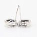 Women's Jewelry Silver Plated Shiny Round Halo Earrings Fashionable Light Luxury Diamond Earrings Valentine's Day Gift Girlfriends_ipsvogv.com