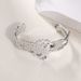 Jewelry Bamboo Joint Inlaid Creative Elegant Light Luxury Open Stainless Steel Gold-Plated Bracelet For Women_ipsvogv.com