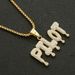 Hiphop men's inlaid necklace jewelry hiphop full diamond creative personalized letter pendant accessories_ipsvogv.com