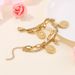 Women's Jewelry Cold Ins Style Fashion Day And Night Moon Sun Oval Pendant Double Chain Stainless Steel Bracelet_ipsvogv.com