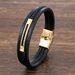 Minimalist New Product Handmade Fashionable Woven Multi layer Leather Popular Hand Jewelry Couple Punk Bracelet_ipsvogv.com