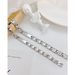 Men And Women's Jewelry Simple And Fashionable Stainless Steel Engraved Magnet Couple Bracelet_ipsvogv.com