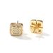 Men's Jewelry Personalized Hip Hop Style Square Cross Earrings Creative Niche Eight Stars And Eight Swords Shape Diamond Earrings_ipsvogv.com