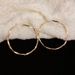 Niche Fashion Simple Exaggerated Metal Twisted Large Hoop Elegant Versatile Light Luxury Minimalist Style Silver Needle_ipsvogv.com