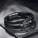 Men's Jewelry Leather Bracelet Stainless Steel Leather Braided Bracelet Anchor Multi Layer Leather Jewelry Bracelet_ipsvogv.com