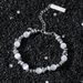 Hip hop cat's eye stone gravel patchwork bracelet, niche, light luxury, cold style, bead splicing, INS style bracelet_ipsvogv.com