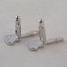 Creative Guitar, Violin Cufflinks, Fashionable Personalized Black White Musical Instruments, Unique Shirt, Suit Button_ipsvogv.com