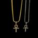 Environmentally Friendly Alloy Pendant Jewelry, Tennis Necklace, Men's Street Rap Full Diamond Cross Jewelry_ipsvogv.com