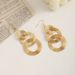 New Irregular Korean Style High-end Sense Elegant Drop Earrings Exaggerated Gold Studs_ipsvogv.com