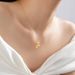 Square Sugar Pure Silver Necklace, Female Niche Design, Light Luxury, Pink Zircon Collarbone Chain, Ins Style Cross-border Pendant_ipsvogv.com