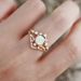 Sanjie Light Luxury Style S Silver Plated Australia Treasure Edge White Diamond Ring Women's Fashion Crown Jewelry_ipsvogv.com