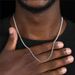Hip-hop Solid Color Stainless Steel Men's Necklace_ipsvogv.com