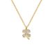 】 Cat's 【 Eye Lucky Grass Fashion Light Luxury Temperament Gorgeous Full Diamond Necklace Women's Versatile Clavicle 【 】_ipsvogv.com