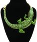 Halloween With Celebrity Crocodile Shaped Diamond Studded Women's Collarbone Chain Necklace And Collar_ipsvogv.com