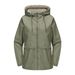 Women's Clothing new hooded solid color windbreaker women's long sleeve spring and autumn thin jacket casual women's clothing_ipsvogv.com