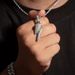 Personalized Versatile Lightning Necklace Men's Trendy Street Jumpy Hip Hop Pendant Cool ins Paired with Gift Jewelry_ipsvogv.com