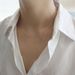 999 Foot Silver Necklace, Italian Snake Bone Cool High-end Feel, Instagram Style Collarbone Chain, Live Broadcast_ipsvogv.com