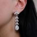 Cao Shi Long Tassel Zircon Earrings with Independent Packaging Water Drop Geometry Pear shaped Earrings Fashion Earrings_ipsvogv.com
