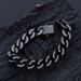 Men's Jewelry Cuban Bracelet Jewelry Men's Trendy Hip Hop Style Stainless Steel Diamond Necklace Jewelry Set_ipsvogv.com