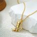 Real Gold Cowboy Boots Five Pointed Star Necklace Regular Long Chain Men And Women Pendant Necklace_ipsvogv.com