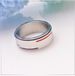 Decompression Rotation New Titanium Steel Rotatable Rainbow Ring Jewelry_ipsvogv.com