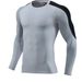 Men's Clothing Tights Long-Sleeved T-Shirt High Elastic Quick-Drying Breathable Sports Running Training Fitness Clothes Round Neck_ipsvogv.com