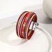 Bohemian Style Magnetic Buckle Leather Versatile Women's With Multi-layer Winding Bracelet_ipsvogv.com