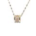 Korean Style Minimalist Titanium Steel Small Waist Necklace, Female Internet Celebrity Diamond Inlaid Pendant,_ipsvogv.com
