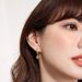 Women's Jewelry Retro Aventurine Jade Emerald Earrings Light Luxury High End Design Fashionable Versatile Earrings_ipsvogv.com