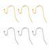 316L Stainless Steel With Burnt Ear Hook, Welded Bead DIY Jewelry Ball Earrings, 100 Pieces/pack_ipsvogv.com