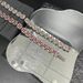 New Niche Hip-Hop Unisex Cross X Glass 10mm Cuban Chain Bracelet HipHop Trendsetter_ipsvogv.com