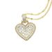 Women's Jewelry Hip Hop New Heart Shaped Zircon Pendant Diamond Studded Full Diamond Box Chain Necklace_ipsvogv.com