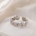 New Single Fashionable And Minimalist Daisy Flower Open Ring_ipsvogv.com
